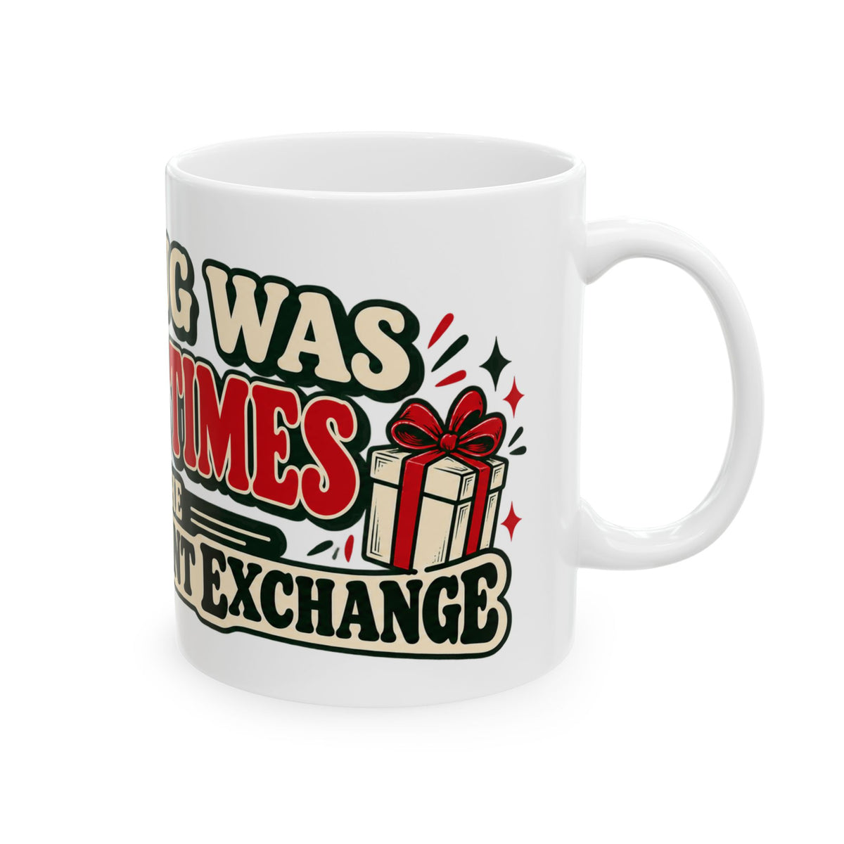 White Elephant Gift Mug, Funny Stolen 3 Times Coffee Mug, Office Gift Exchange, Secret Santa Coworker Gift, 11oz Christmas Mug