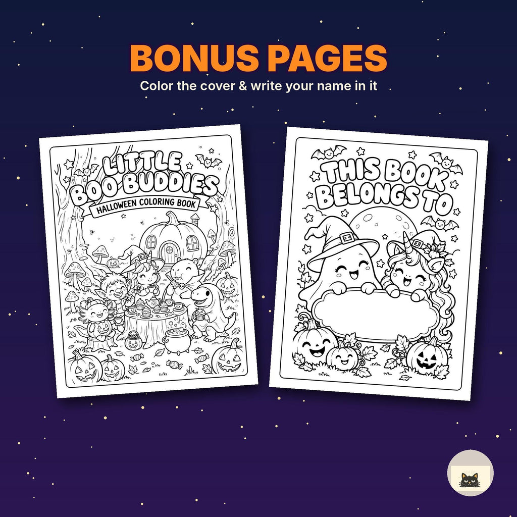 Printable Halloween Coloring Pages for Kids Vol 4 – printable coloring page preview 9 by SarcasmArt