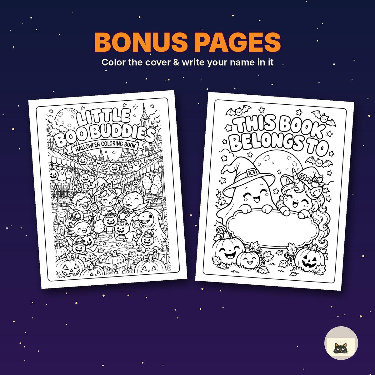 Printable Halloween Coloring Pages for Kids Vol 5 – printable coloring page preview 9 by SarcasmArt