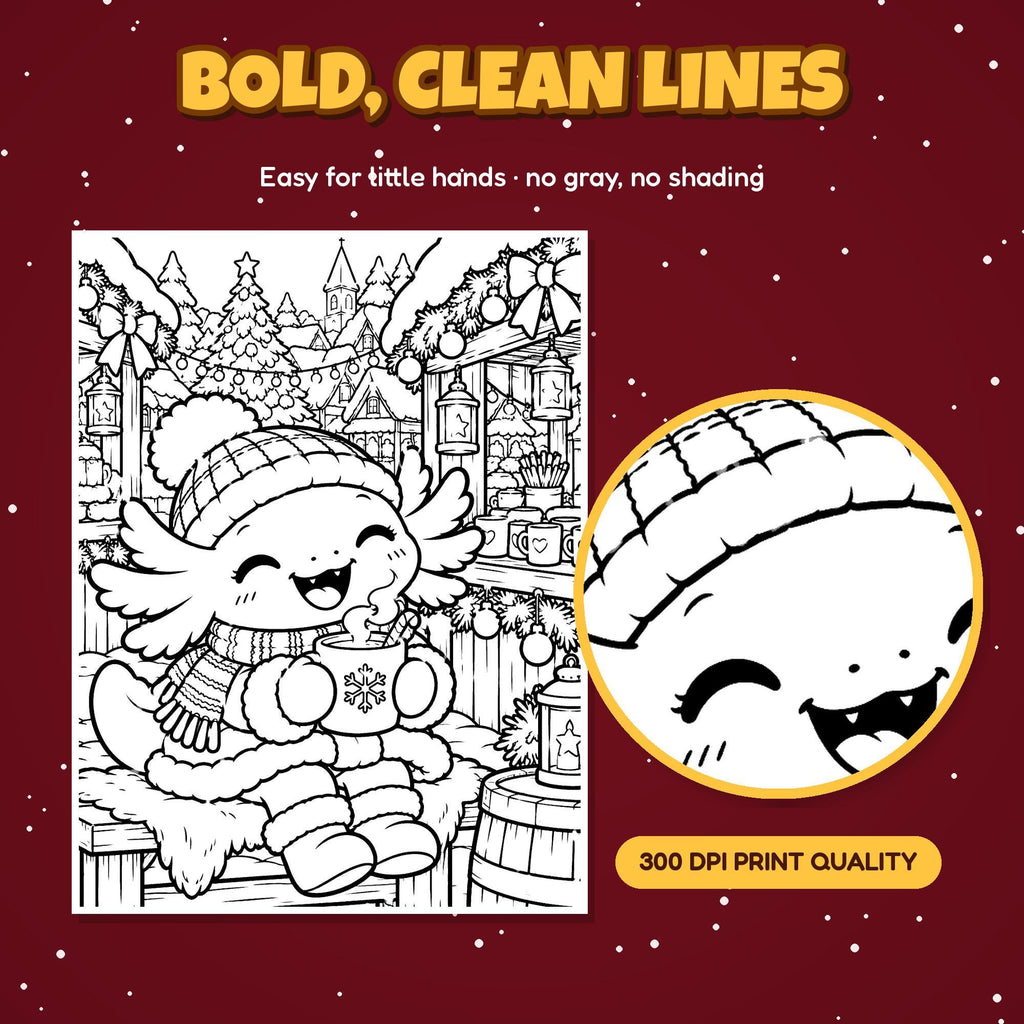 Bold clean black lines, no gray shading, 300 DPI print quality