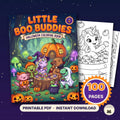 Printable Halloween Coloring Pages for Kids Vol 4 – printable coloring page preview 1 by SarcasmArt